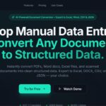 Scanned invoice and messy PDF document example